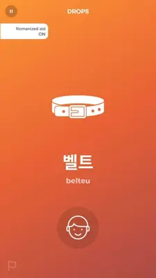 Drops Learn Korean android App screenshot 0