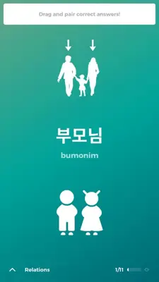 Drops Learn Korean android App screenshot 9